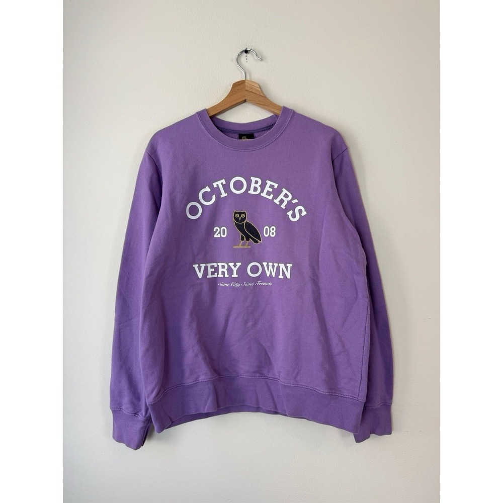 OVO October's Very Own Drake Owl Purple Sweatshirt - Medium